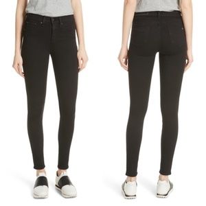 Rag & Bone Black Legging Jean